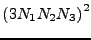 $ \left(3 N_1 N_2 N_3\right)^2$